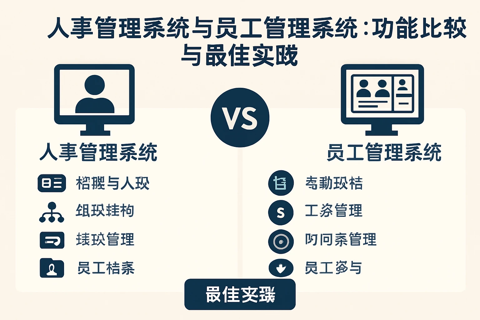 人事管理系统与员工管理系统：功能比较与最佳实践