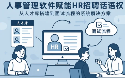 人事管理软件赋能HR招聘话语权：从人才库搭建到面试流程的系统解决方案