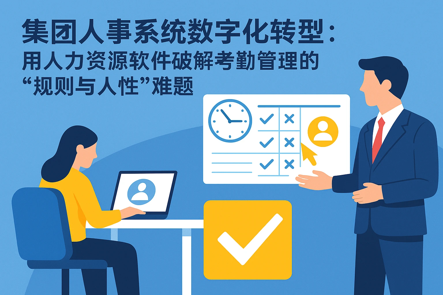 集团人事系统数字化转型：用人力资源软件破解考勤管理的“规则与人性”难题