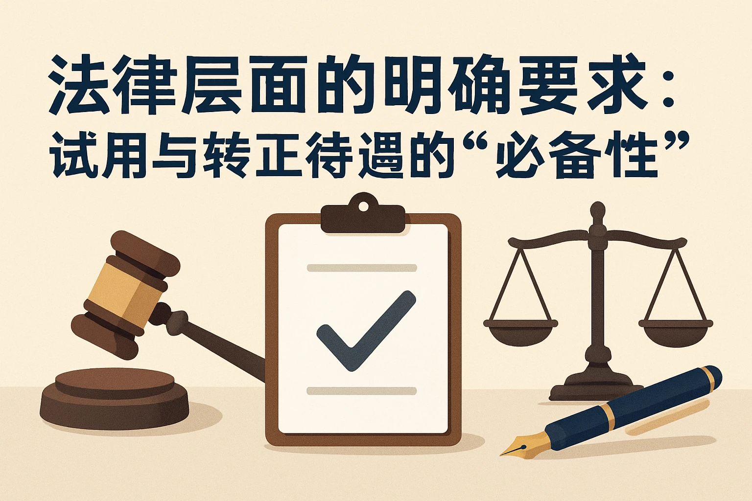 1. 法律层面的明确要求：试用与转正待遇的“必备性”