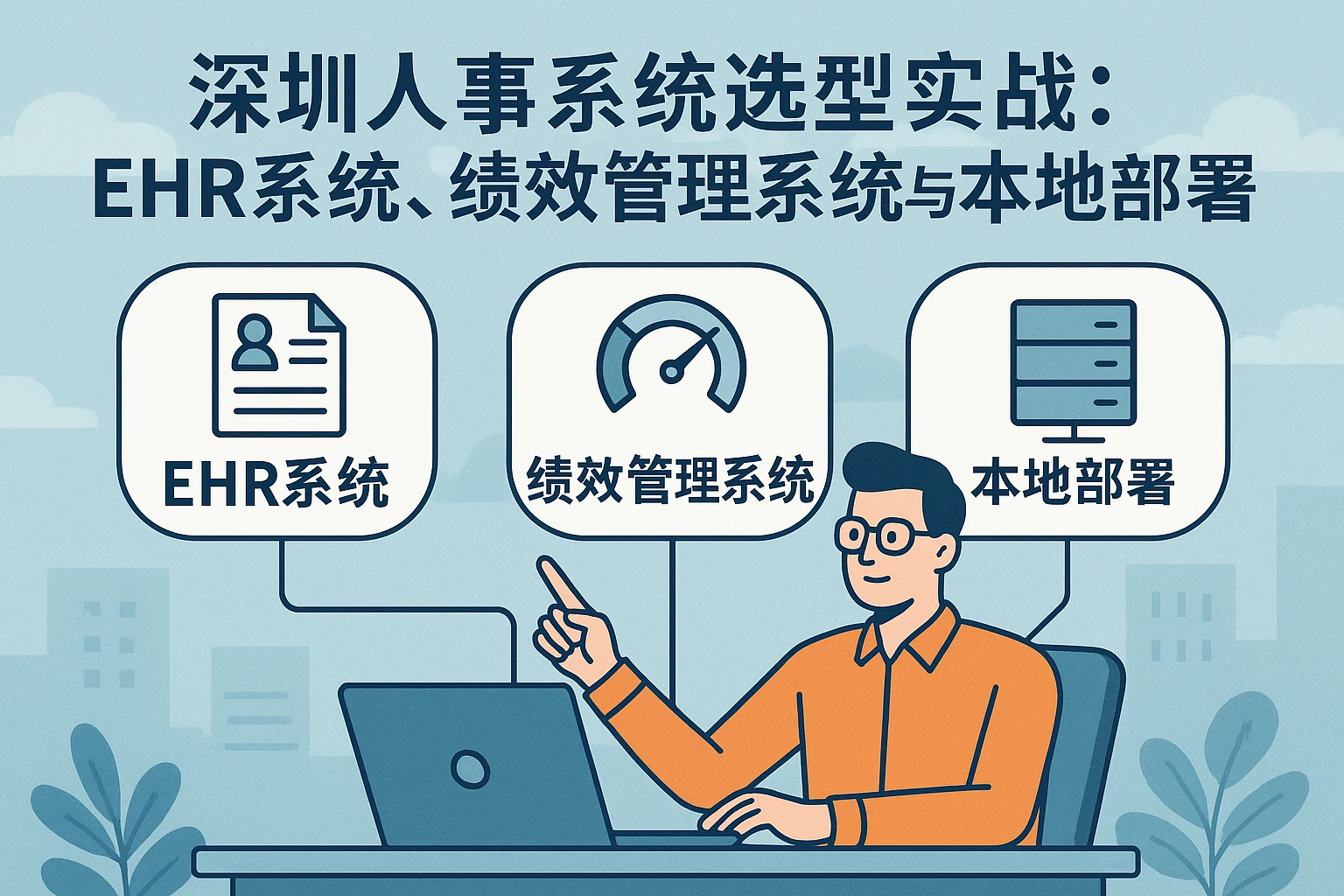 深圳人事系统选型实战：EHR系统、绩效管理系统与本地部署的最优解