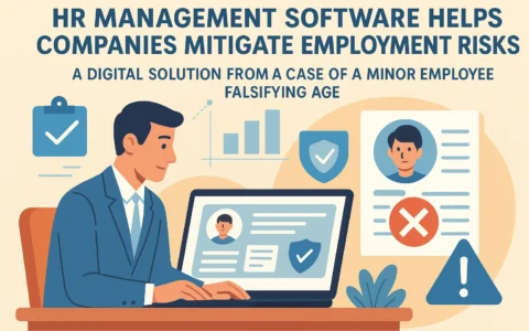 HR管理软件助力企业规避用工风险：从一起未成年员工谎报年龄事件看数字化解决方案