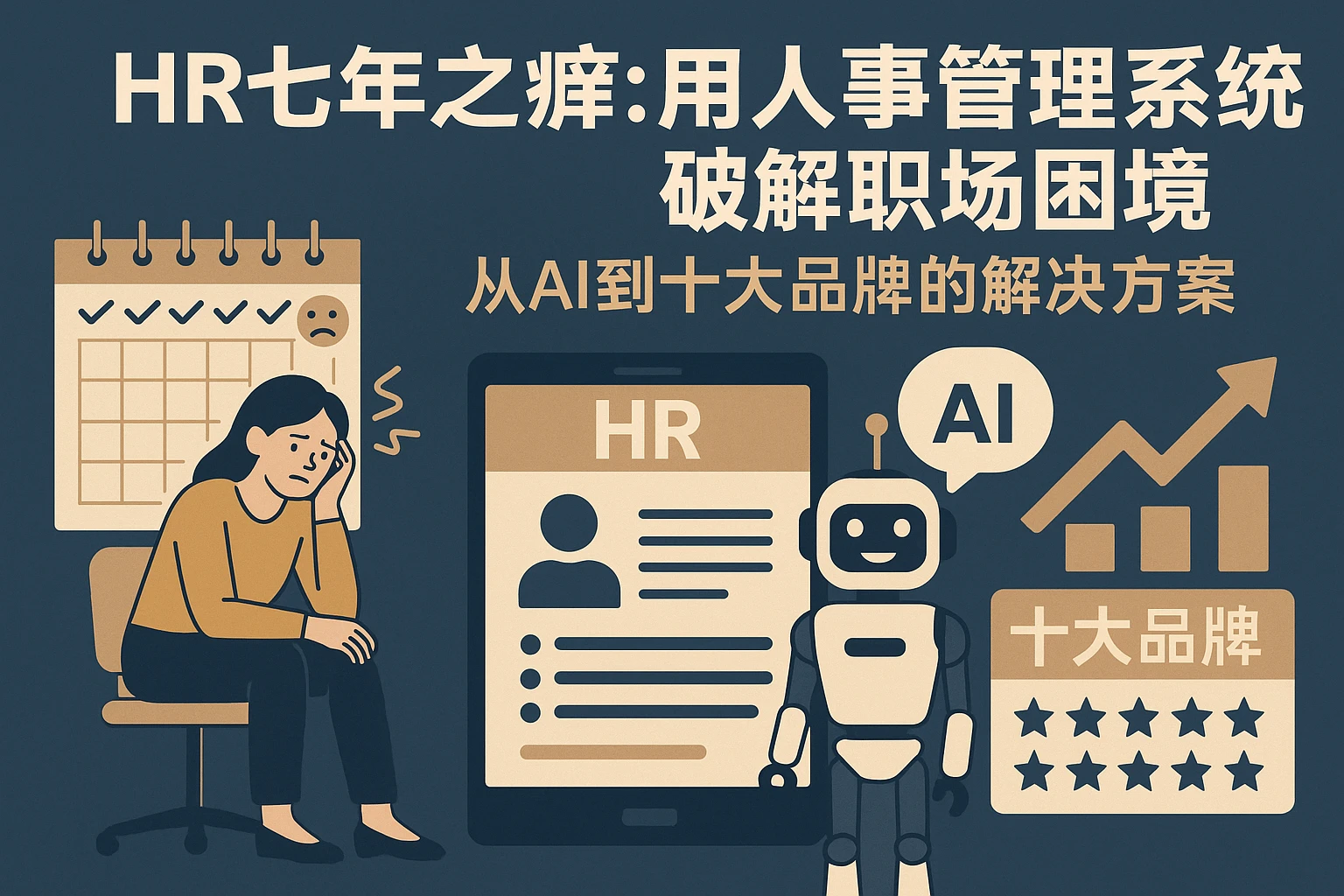 HR七年之痒：用人事管理系统破解职场困境，从AI到十大品牌的解决方案