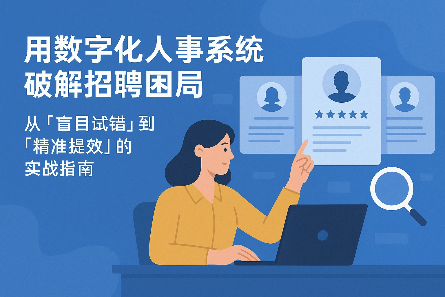 用数字化人事系统破解招聘困局：从“盲目试错”到“精准提效”的实战指南