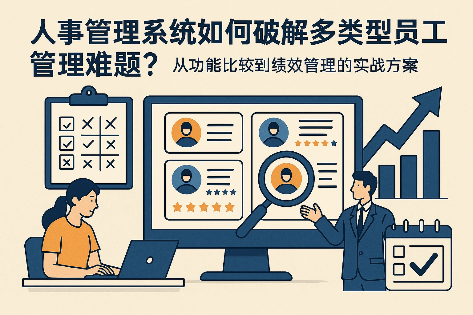 人事管理系统如何破解多类型员工管理难题？从功能比较到绩效管理的实战方案