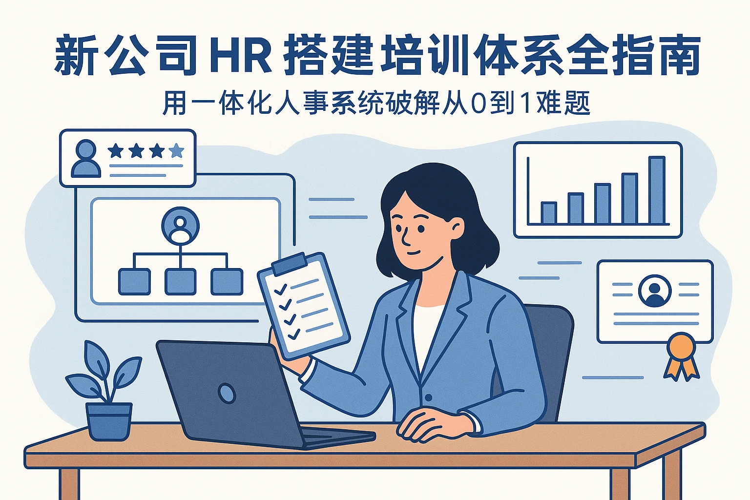 新公司HR搭建培训体系全指南：用一体化人事系统破解从0到1难题