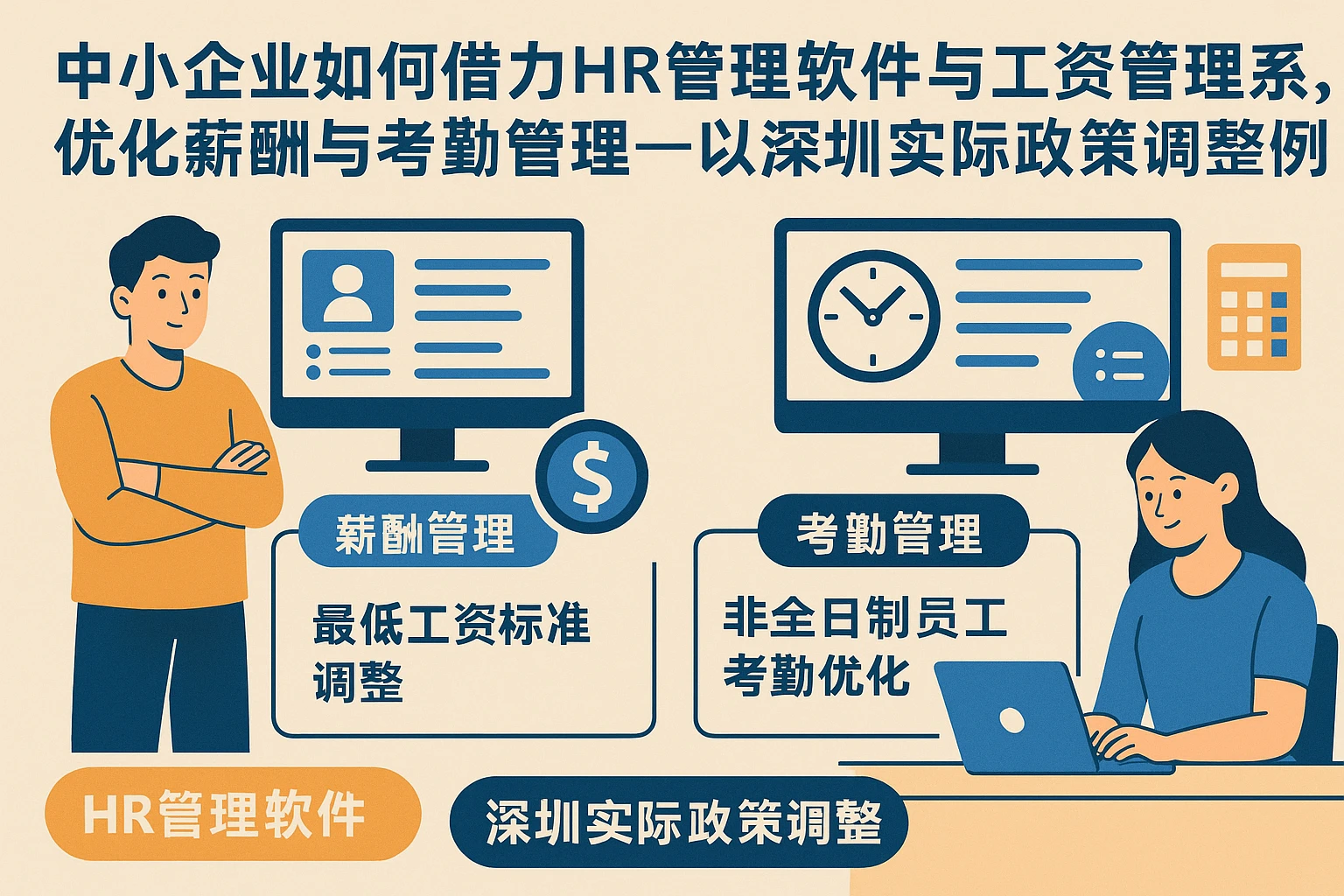 中小企业如何借力HR管理软件与工资管理系统，优化薪酬与考勤管理——以深圳实际政策调整为例