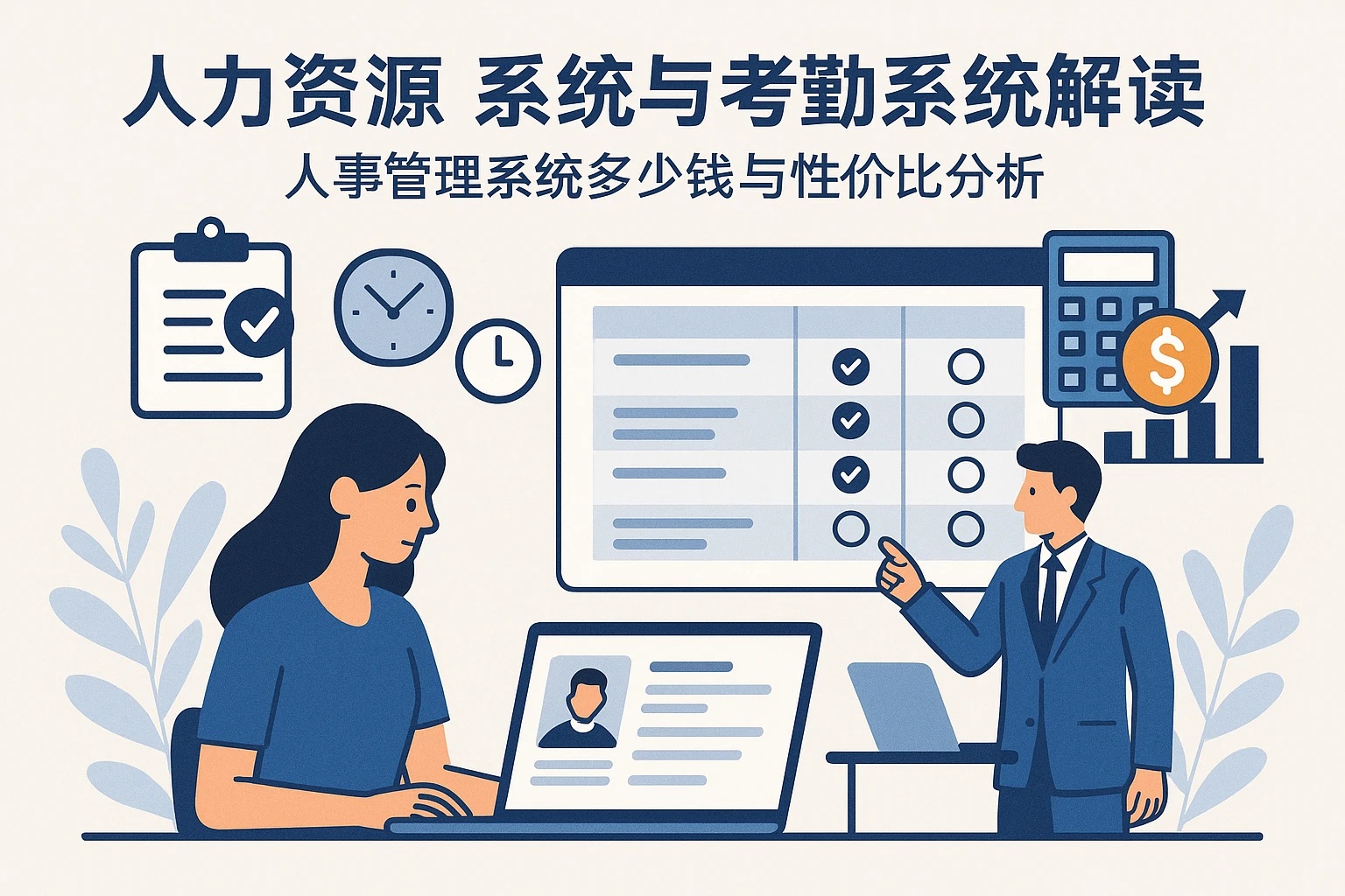 人力资源系统与考勤系统解读：人事管理系统多少钱与性价比分析