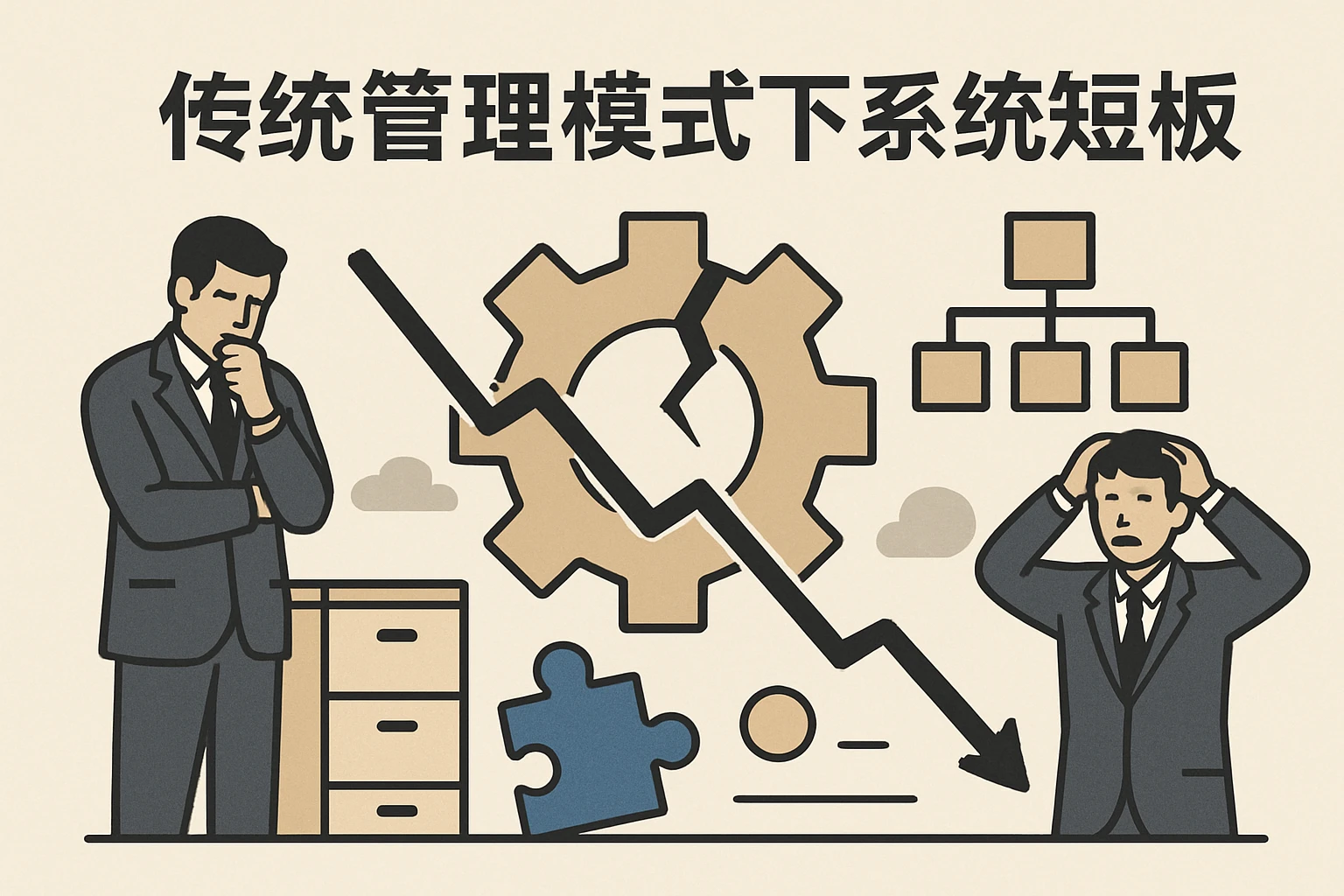 传统管理模式下的系统短板
