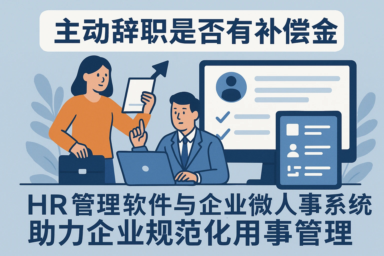 主动辞职是否有补偿金？HR管理软件与企业微信人事系统助力企业规范人事管理