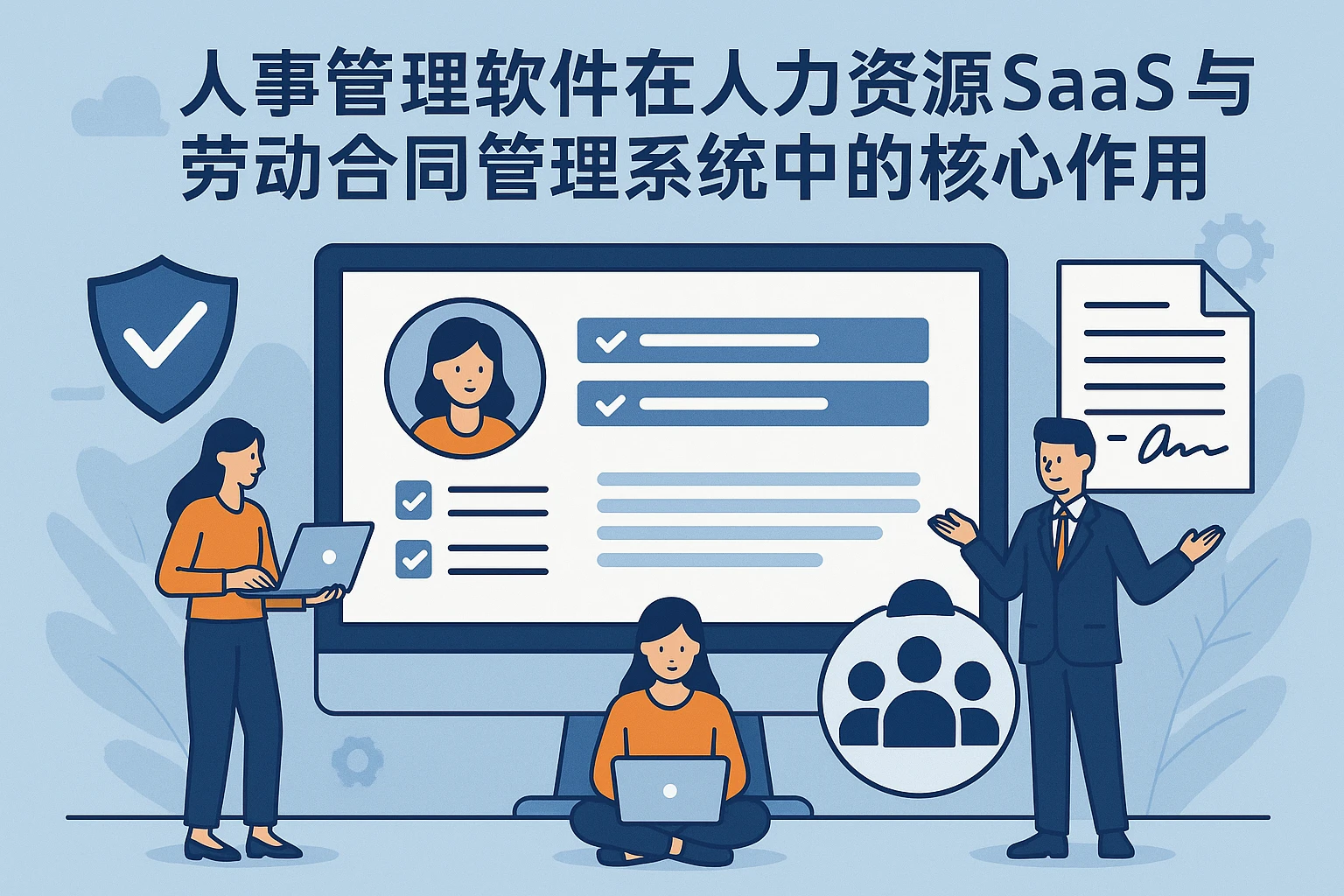 人事管理软件在人力资源SaaS与劳动合同管理系统中的核心作用