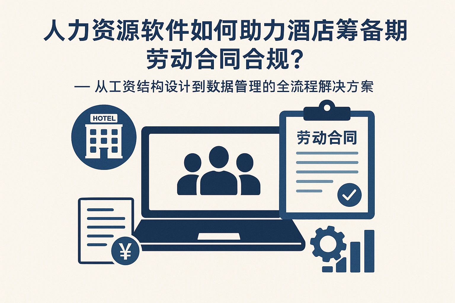 人力资源软件如何助力酒店筹备期劳动合同合规？——从工资结构设计到数据管理的全流程解决方案