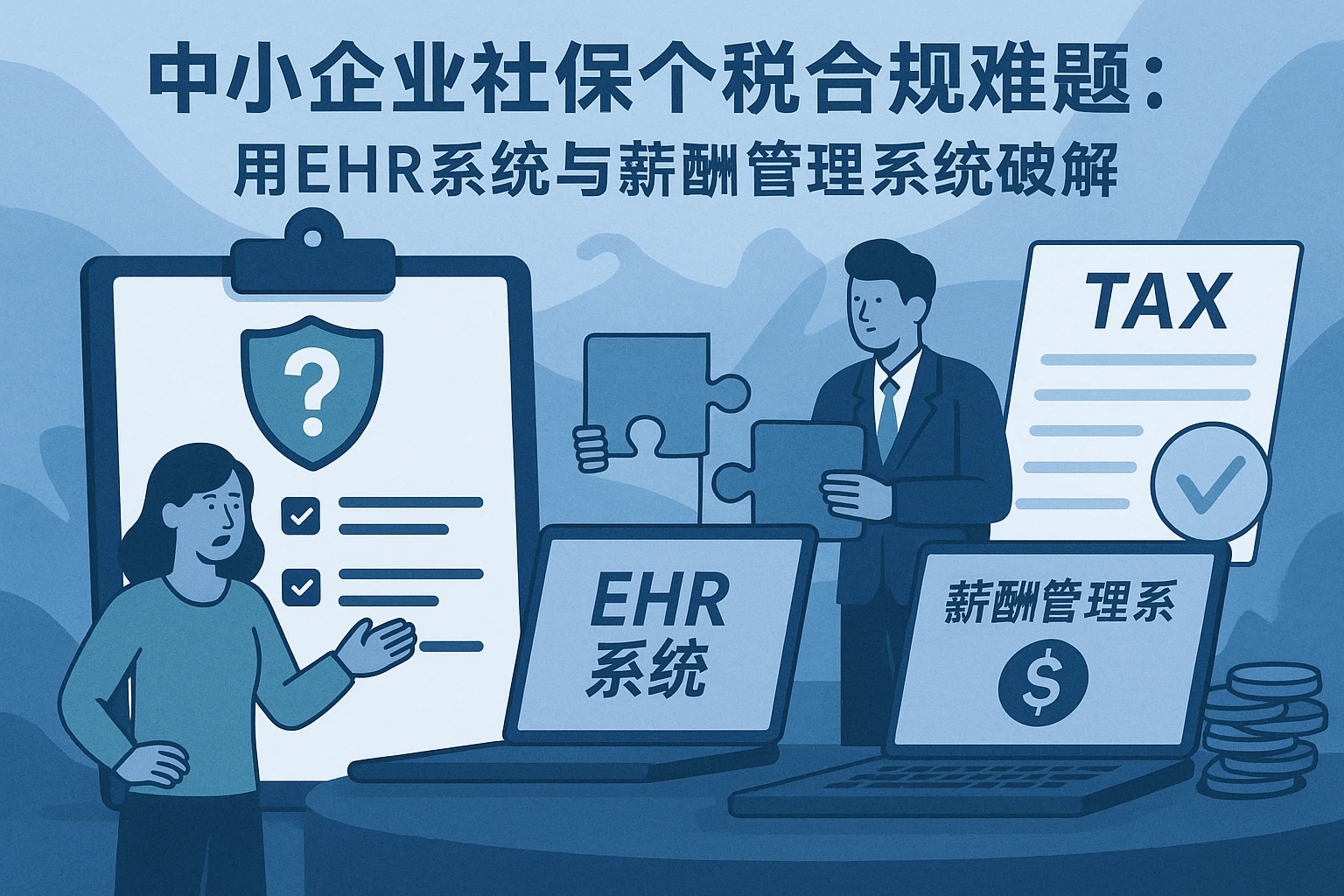 中小企业社保个税合规难题：用EHR系统与薪酬管理系统破解