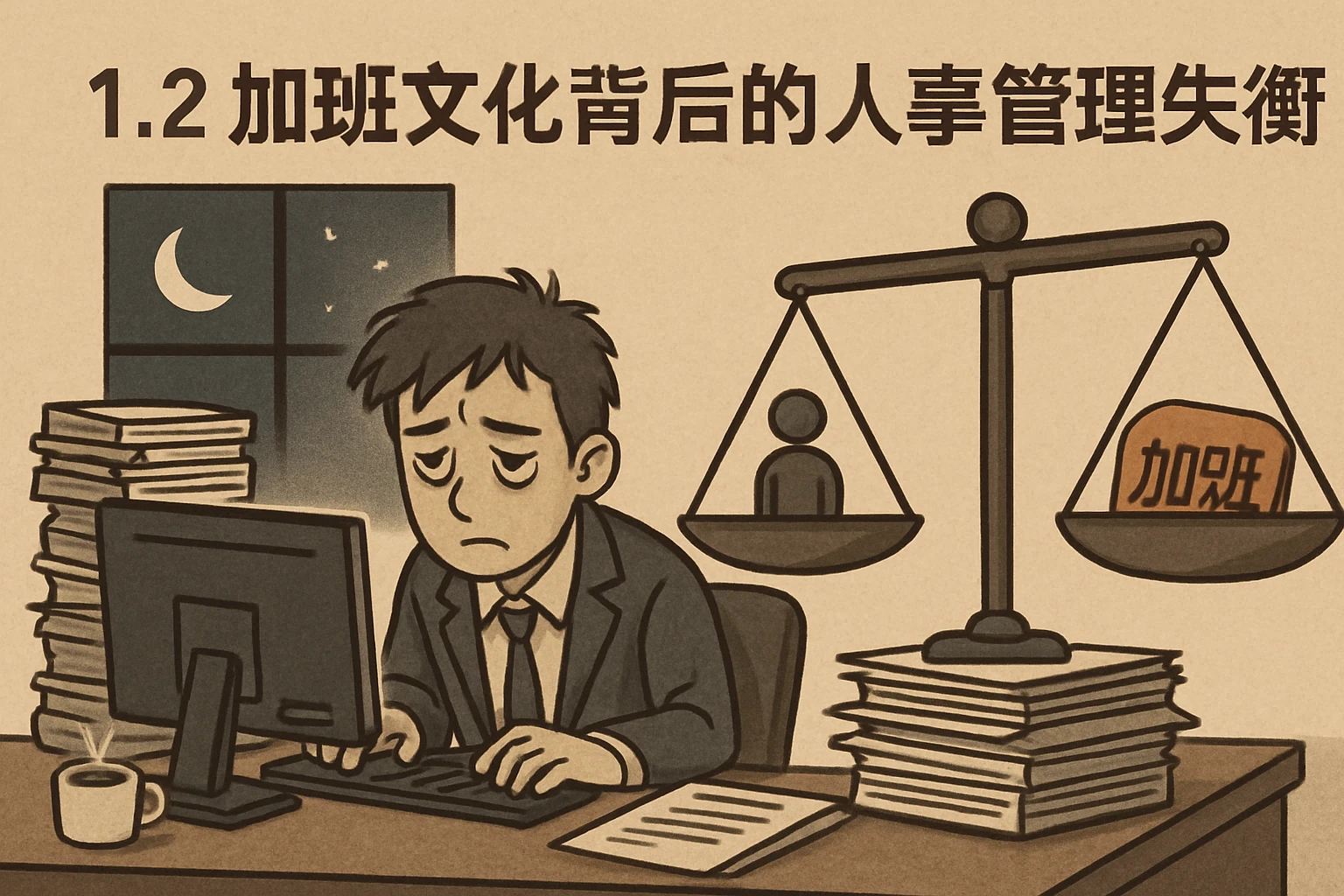 1.2 加班文化背后的人事管理失衡