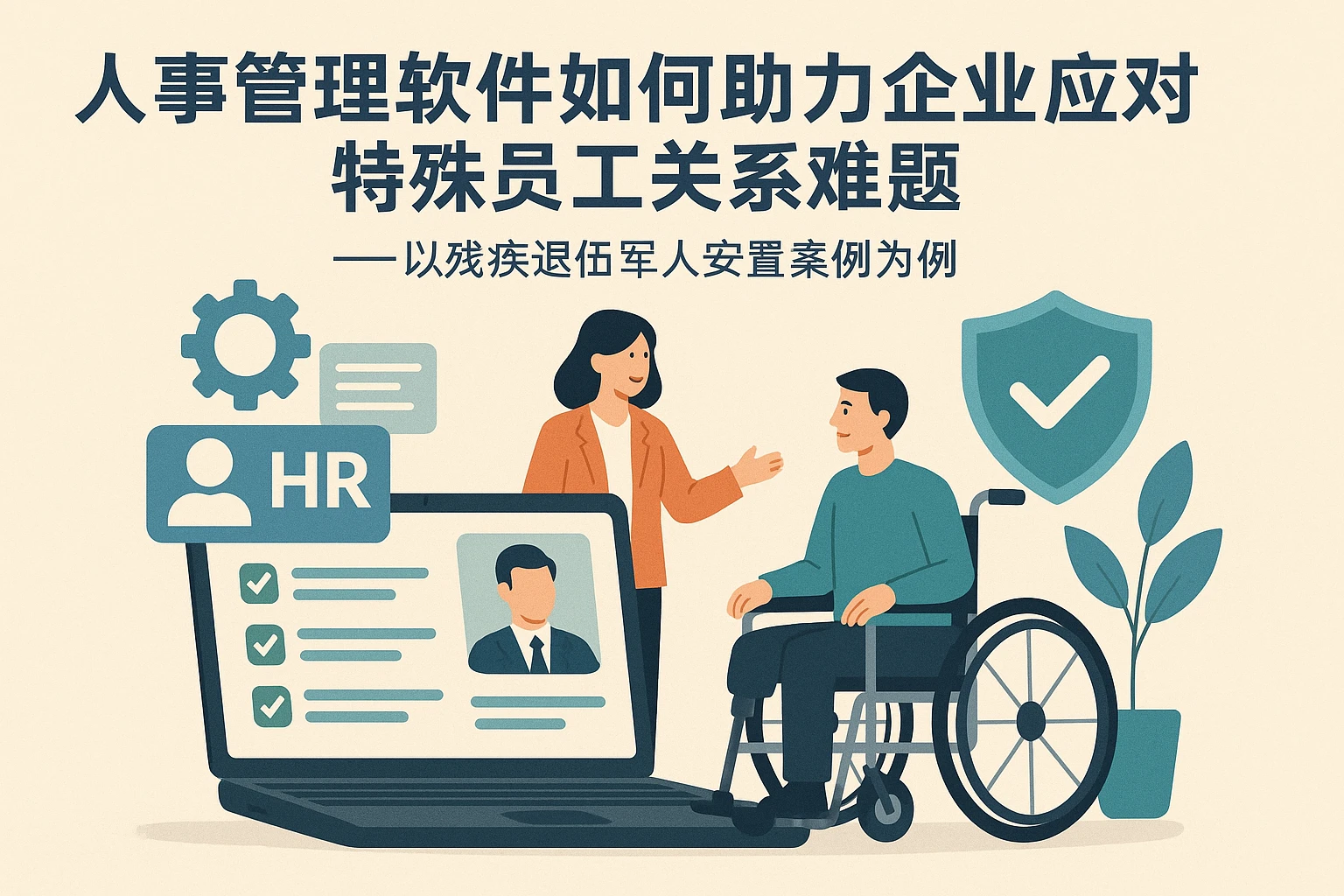 人事管理软件如何助力企业应对特殊员工关系难题——以残疾退伍军人安置案例为例