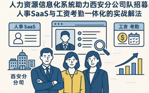 人力资源信息化系统助力西安分公司团队招募：人事SaaS与工资考勤一体化的实战解法