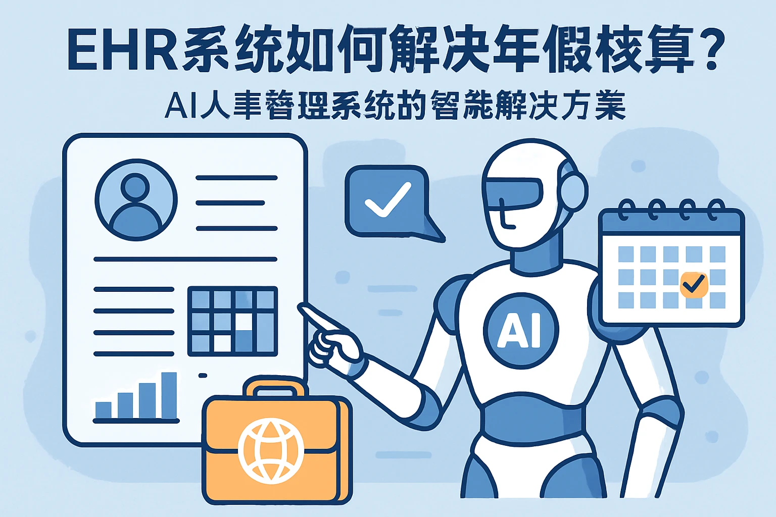 EHR系统如何解决年假核算难题？AI人事管理系统的智能解决方案