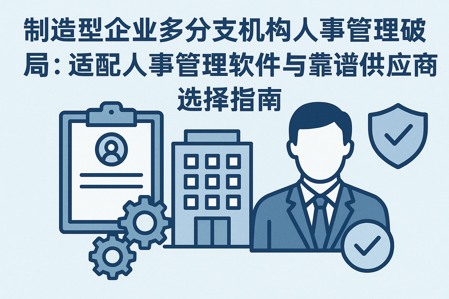 制造型企业多分支机构人事管理破局：适配人事管理软件与靠谱供应商选择指南