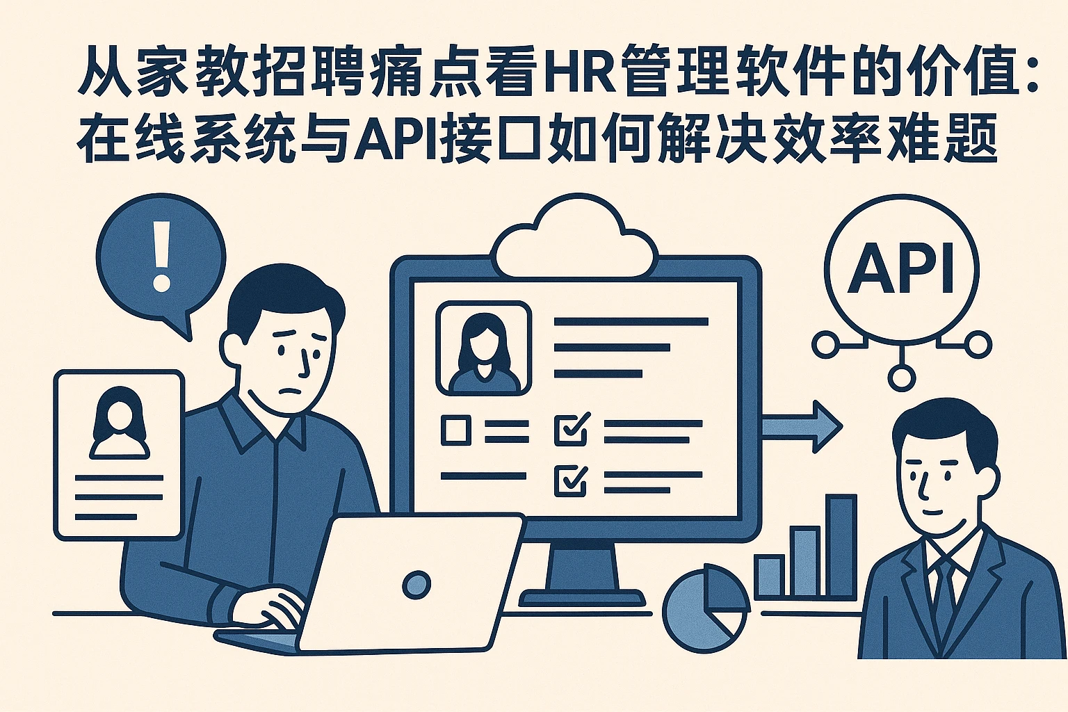 从家教招聘痛点看HR管理软件的价值：在线系统与API接口如何解决效率难题