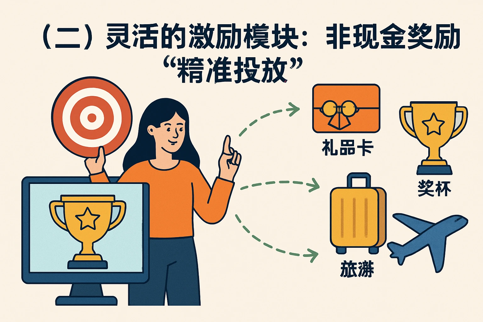 （二）灵活的激励模块：非现金奖励的“精准投放”
