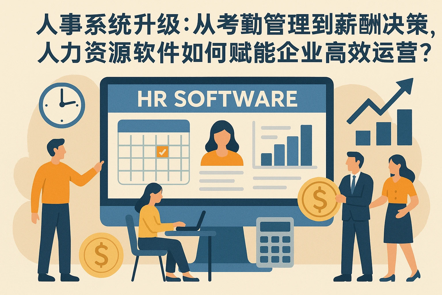 人事系统升级：从考勤管理到薪酬决策，人力资源软件如何赋能企业高效运营？