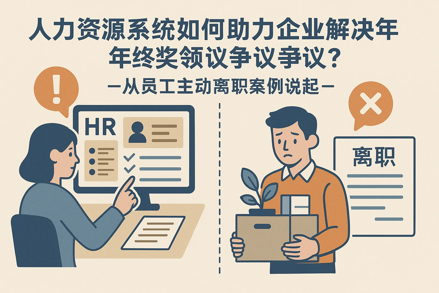 人力资源系统如何助力企业解决年终奖发放争议？——从员工主动离职案例说起