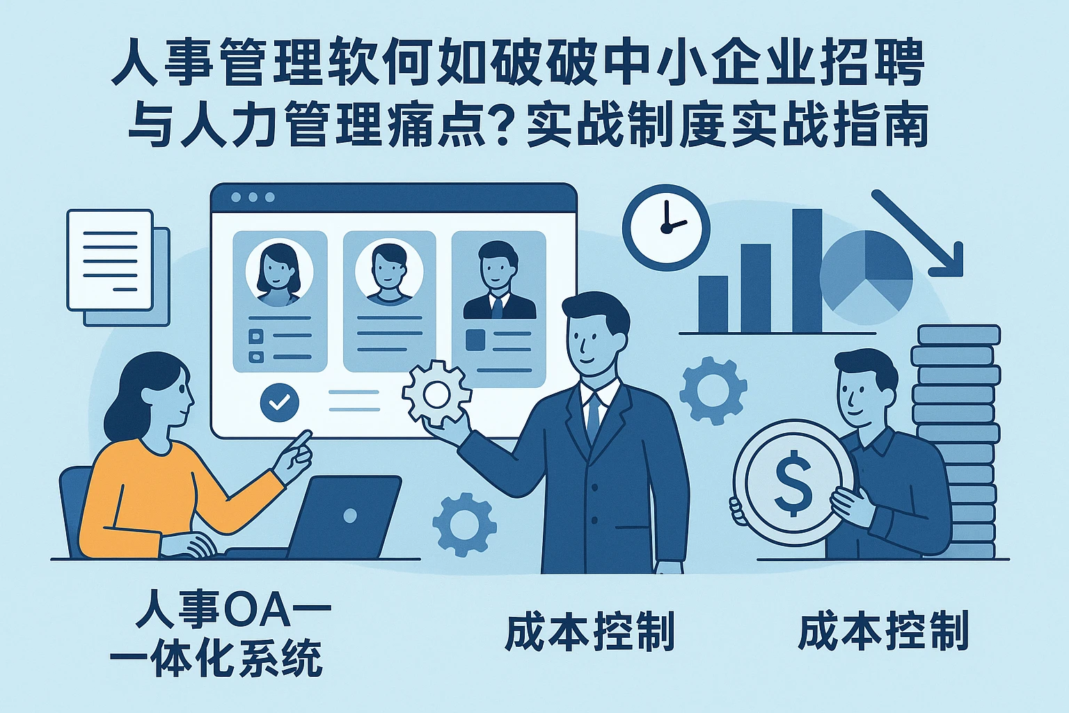 人事管理软件如何破解中小企业招聘与人力管理痛点？从人事OA一体化系统到成本控制的实战指南