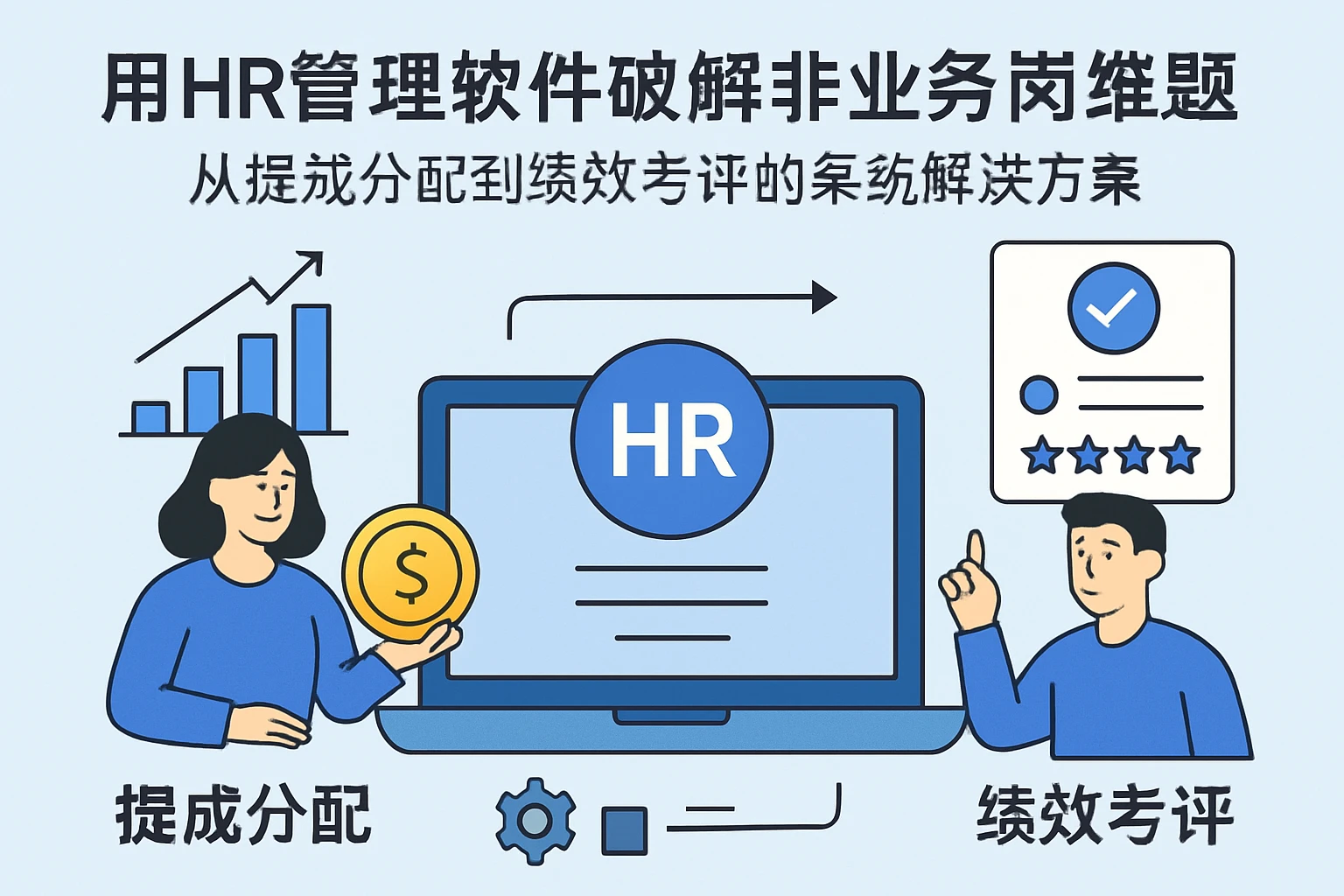 用HR管理软件破解非业务岗量化难题：从提成分配到绩效考评的系统解决方案