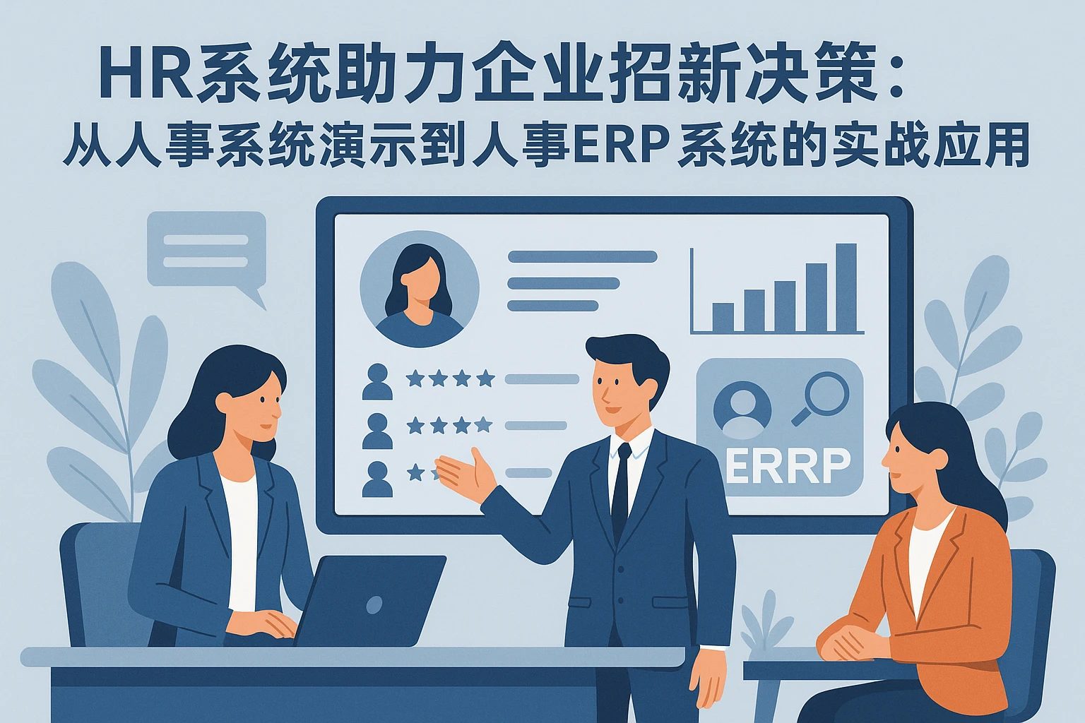 HR系统助力企业招新决策：从人事系统演示到人事ERP系统的实战应用