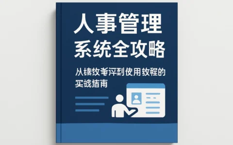 人事管理系统全攻略：从绩效考评到使用教程的实战指南