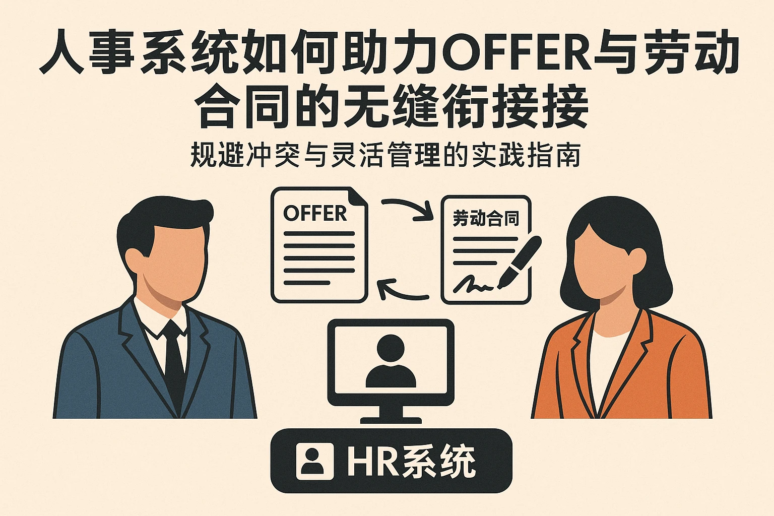 人事系统如何助力OFFER与劳动合同的无缝衔接——规避冲突与灵活管理的实践指南
