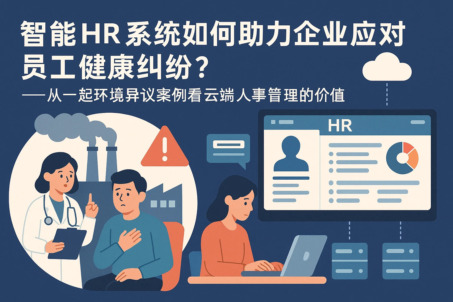 智能HR系统如何助力企业应对员工健康纠纷？——从一起环境异议案例看云端人事管理的价值