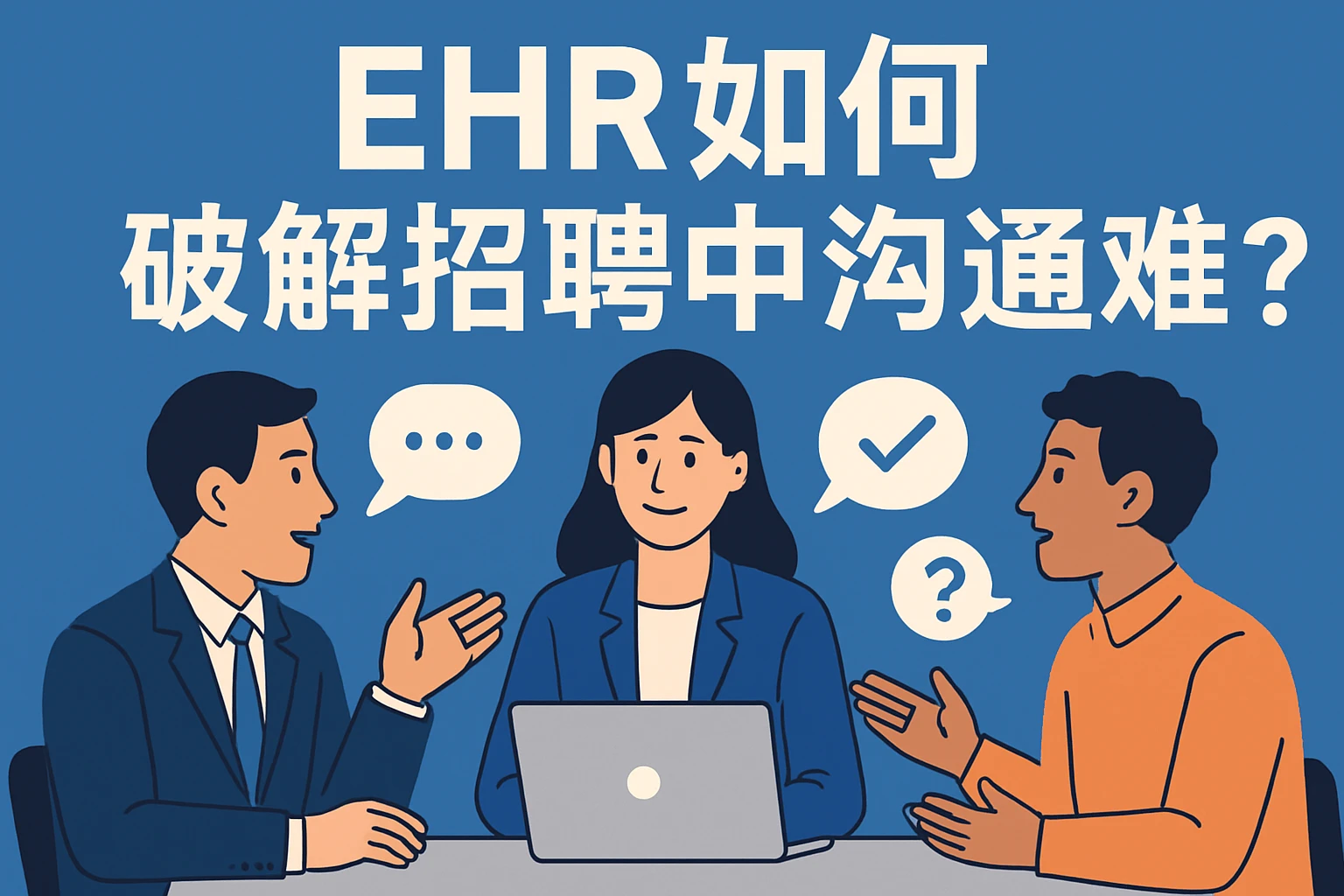 EHR如何破解招聘中的沟通难题？