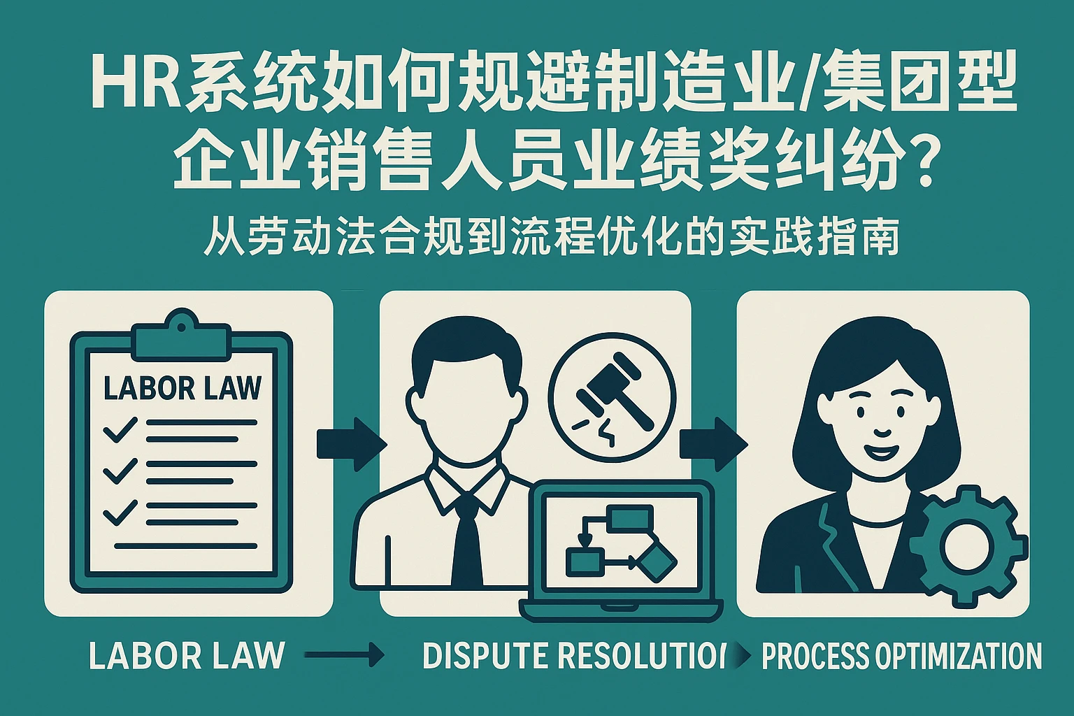 HR系统如何规避制造业/集团型企业销售人员业绩奖纠纷？从劳动法合规到流程优化的实践指南
