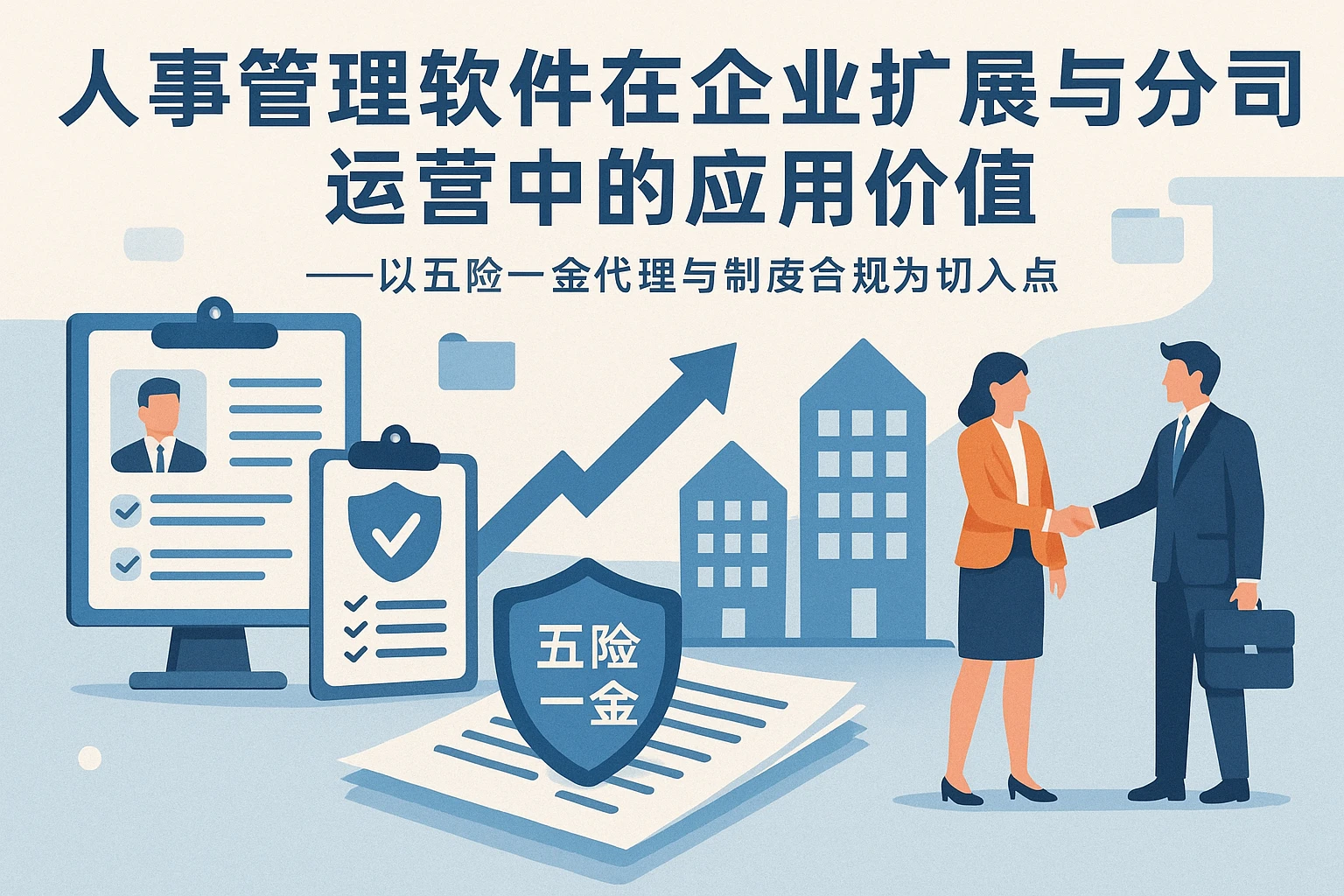 人事管理软件在企业扩展与分公司运营中的应用价值 —— 以五险一金代理与制度合规为切入点