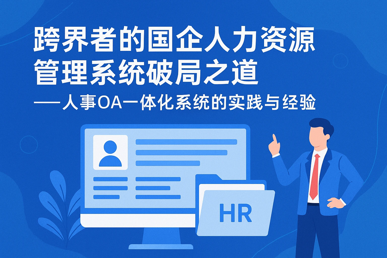 跨界者的国企人力资源管理系统破局之道——人事OA一体化系统的实践与经验