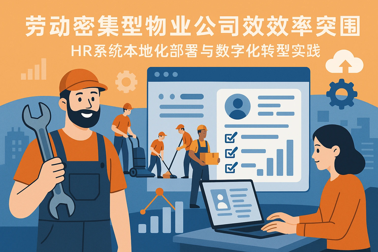 劳动密集型物业公司的效率突围：HR系统本地化部署与数字化转型实践