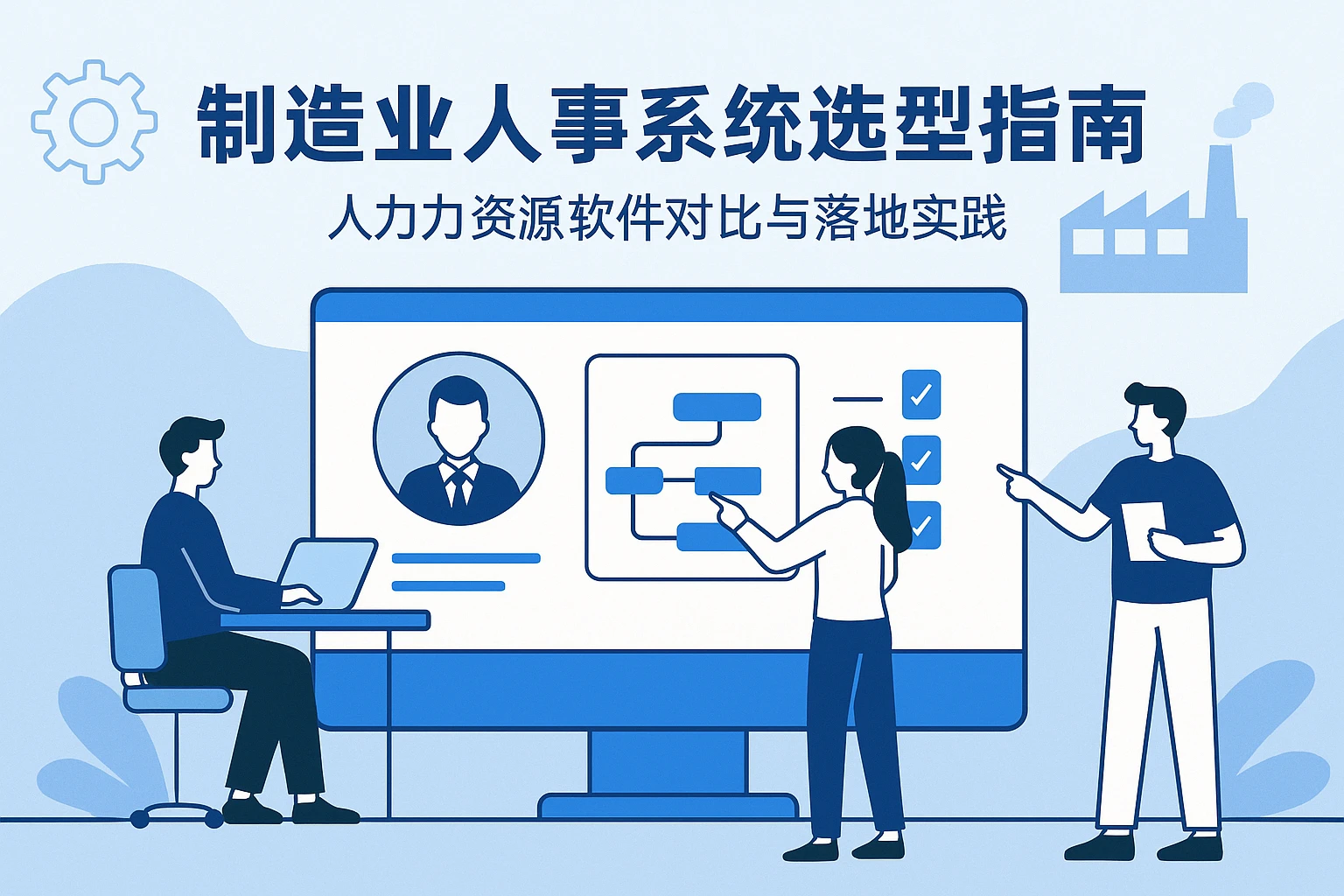 制造业人事系统选型指南：人力资源软件对比与落地实践