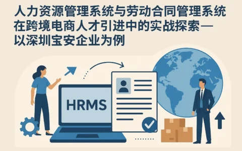 人力资源管理系统与劳动合同管理系统在跨境电商人才引进中的实战探索——以深圳宝安企业为例
