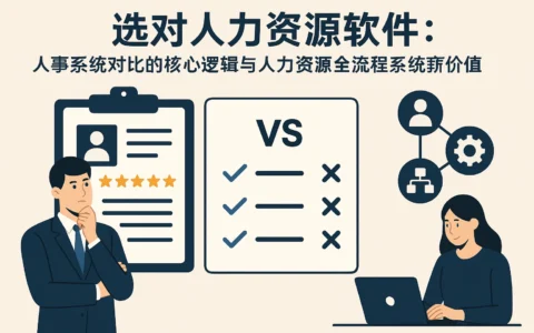选对人力资源软件：人事系统对比的核心逻辑与人力资源全流程系统价值