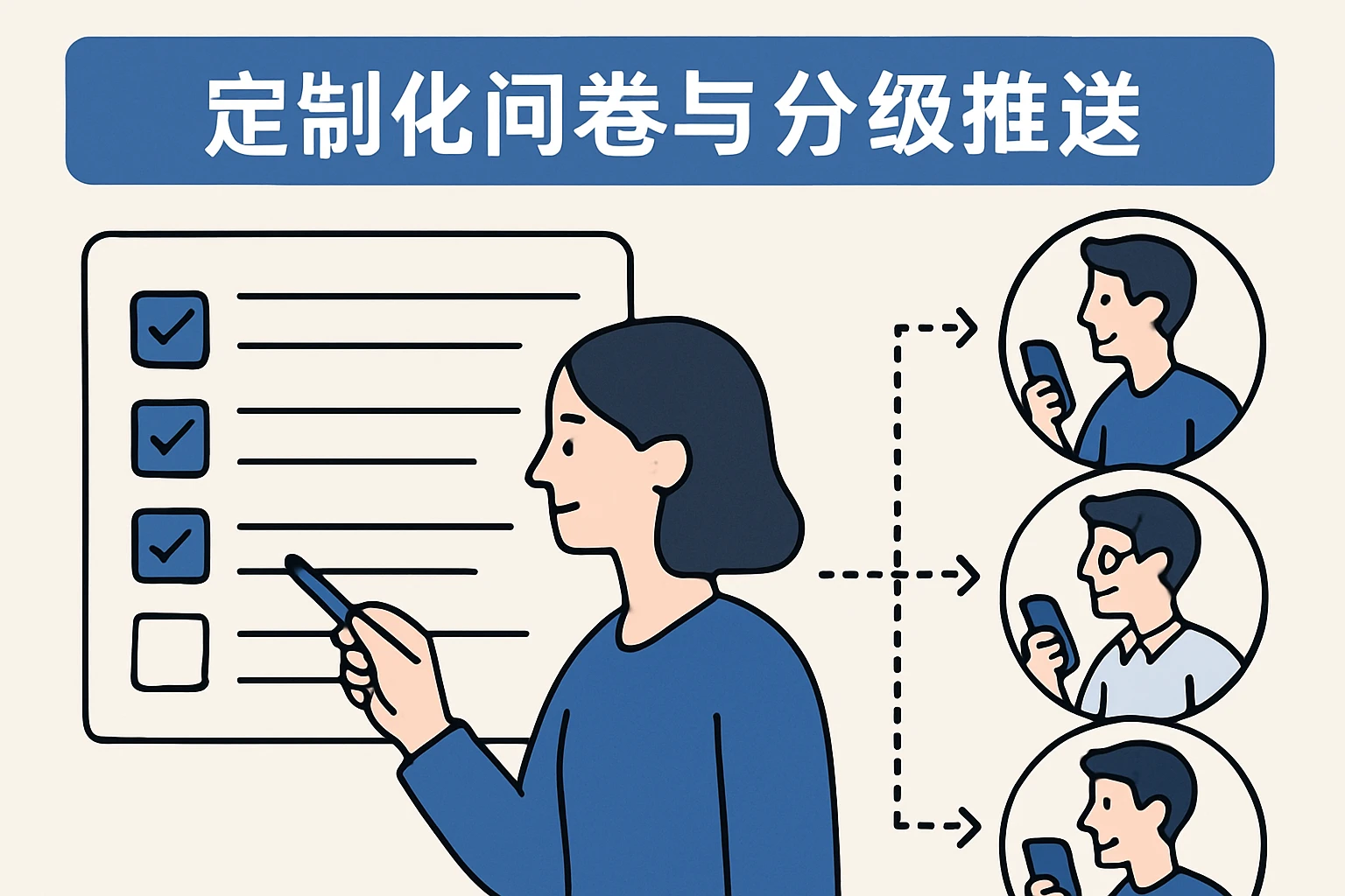定制化问卷与分级推送