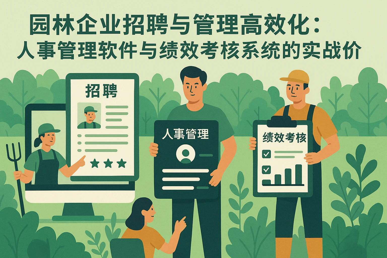 园林企业招聘与管理高效化：人事管理软件与绩效考核系统的实战价值