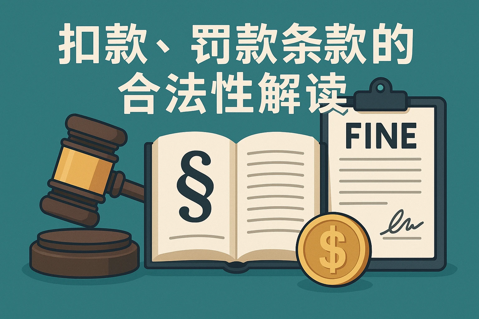 扣款、罚款条款的合法性解读