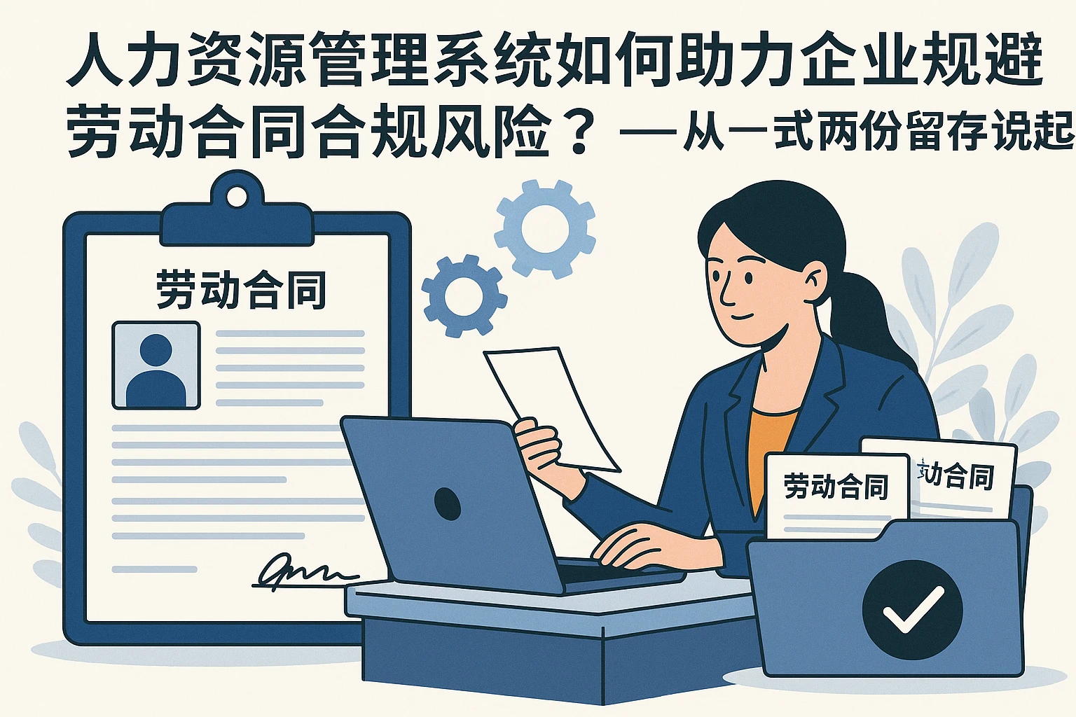 人力资源管理系统如何助力企业规避劳动合同合规风险？——从一式两份留存说起