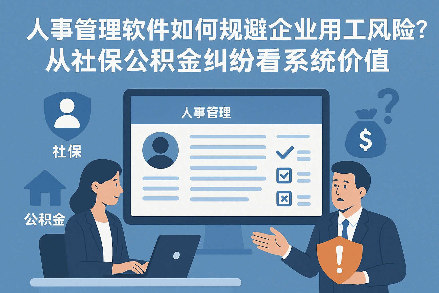 人事管理软件如何规避企业用工风险？从社保公积金纠纷看系统价值