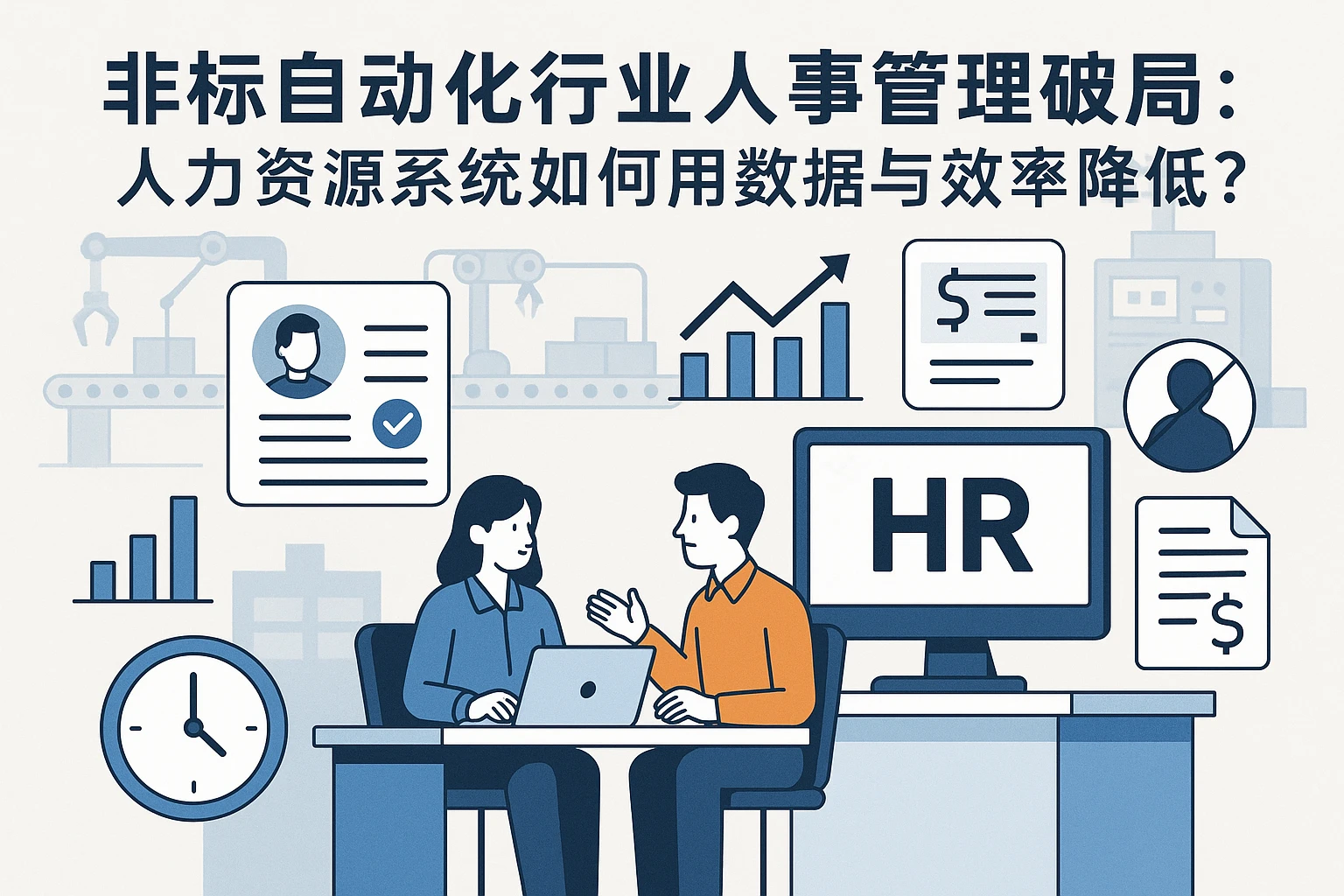 非标自动化行业人事管理破局：人力资源系统如何用数据与效率降低离职率？