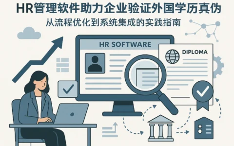 HR管理软件助力企业验证外国学历真伪：从流程优化到系统集成的实践指南