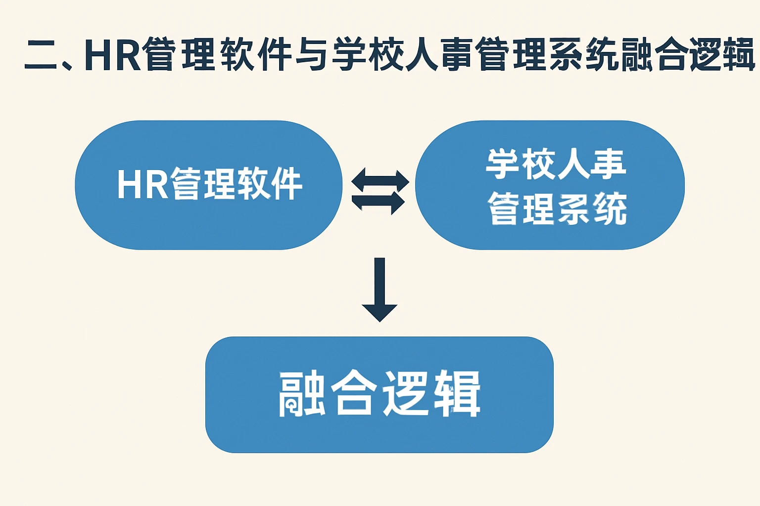二、HR管理软件与学校人事管理系统的融合逻辑