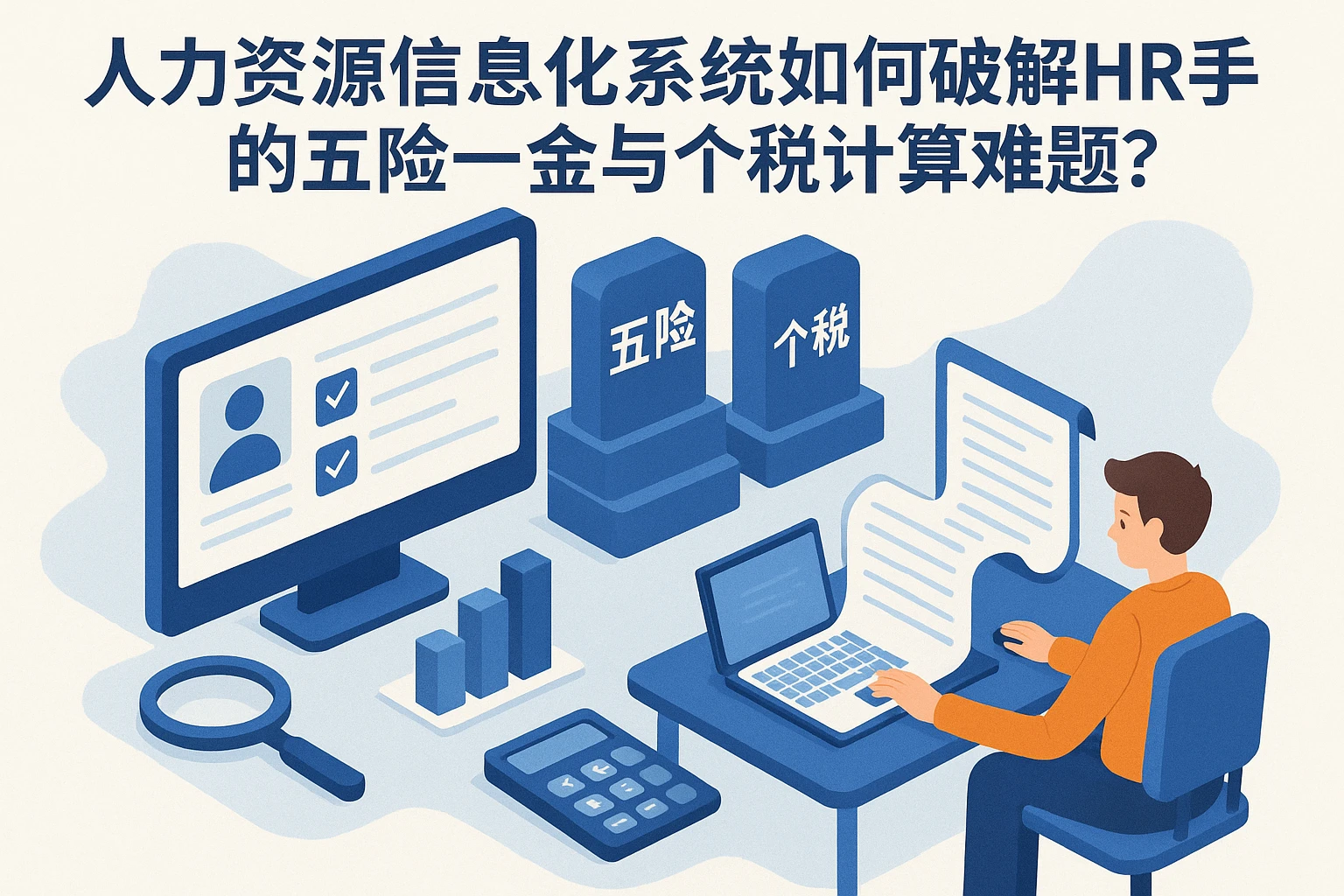 人力资源信息化系统如何破解HR新手的五险一金与个税计算难题？