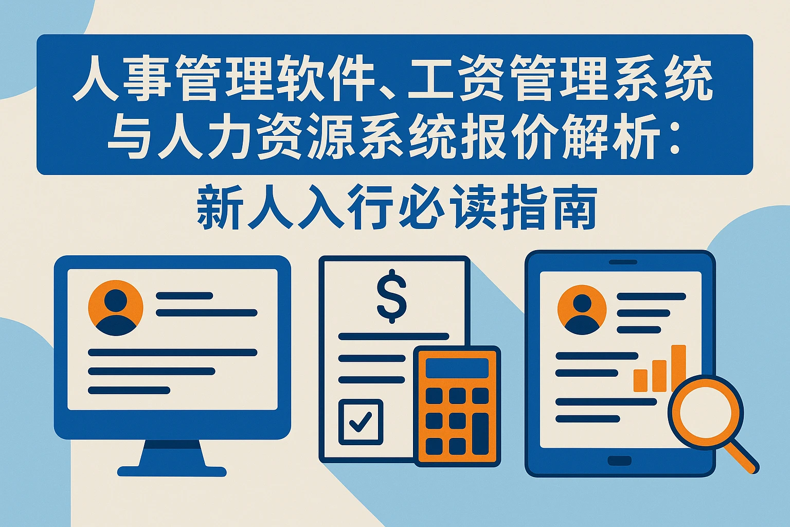 人事管理软件、工资管理系统与人力资源系统报价解析：新人入行必读指南